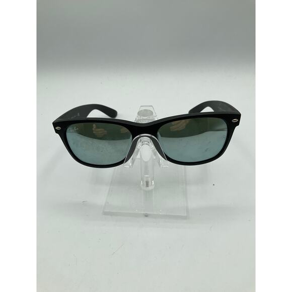 Pre-Owned Ray Ban RB 2132 New Wayfarer Sunglasses- Matte Black - Picture 1 of 8